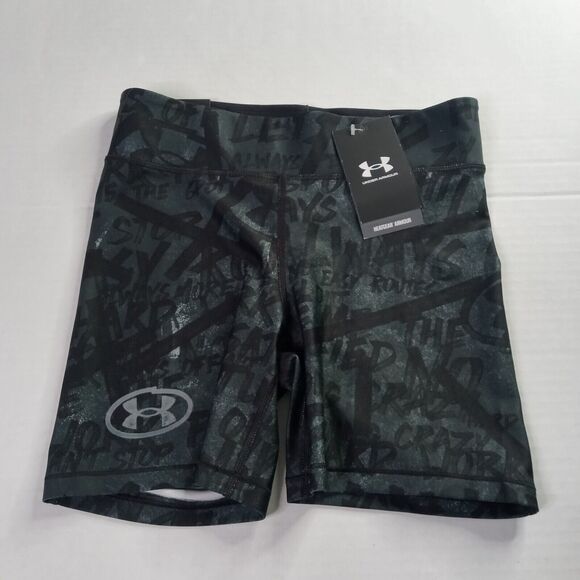 Under Armour Women's Alter Ego Heatgear Middy Compression 5” Shorts Size S Camo - Picture 1 of 6